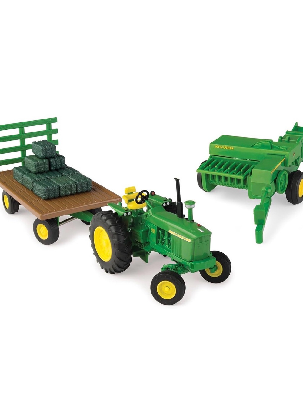 TOMY  John Deere Haying Set - 1:32 Scale Collectible Farm Toys 15-Piece Set - Picture 3 of 10